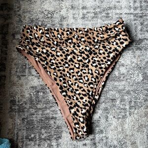 Leopard Print Women’s swim Bottoms